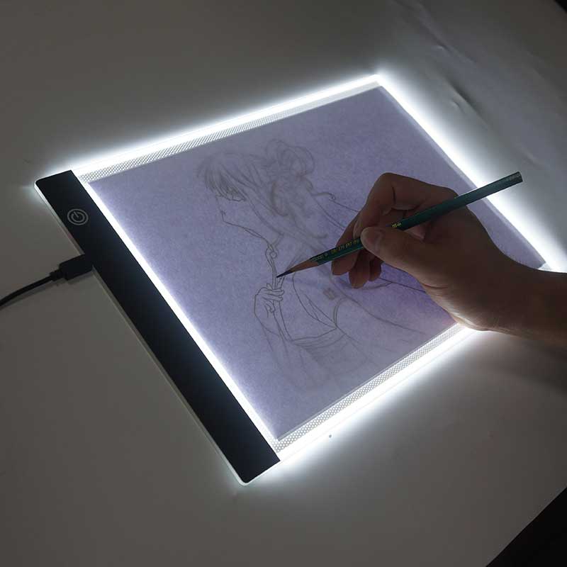 Mesa De Luz LED Para Desenhos USB A4 Montessori – Faz Bem Brinquedos