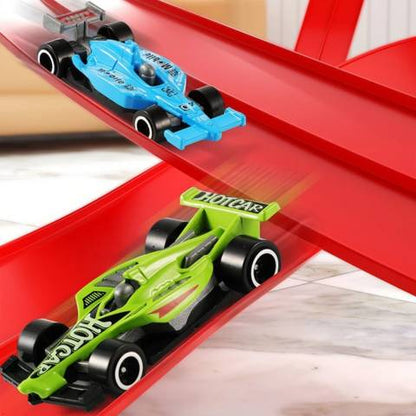 Pista de Corrida Loop Racer 4,96 Mts  + 4 Carrinhos em Metal