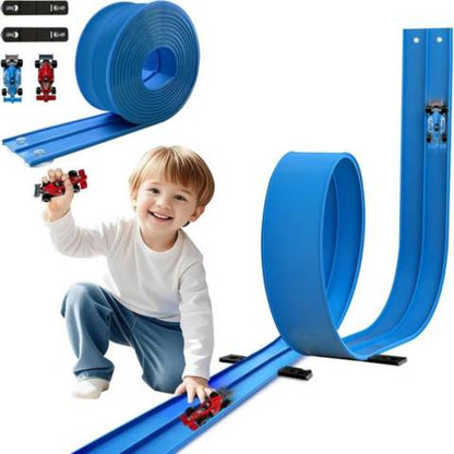 Pista de Corrida Loop Racer 4,96 Mts  + 4 Carrinhos em Metal
