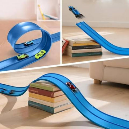 Pista de Corrida Loop Racer 4,96 Mts  + 4 Carrinhos em Metal