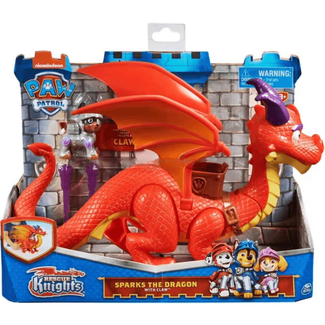 Patrulha Canina Resgate Cavaleiros Faíscas do Dragão