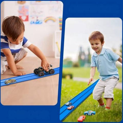 Pista de Corrida Loop Racer 4,96 Mts  + 4 Carrinhos em Metal