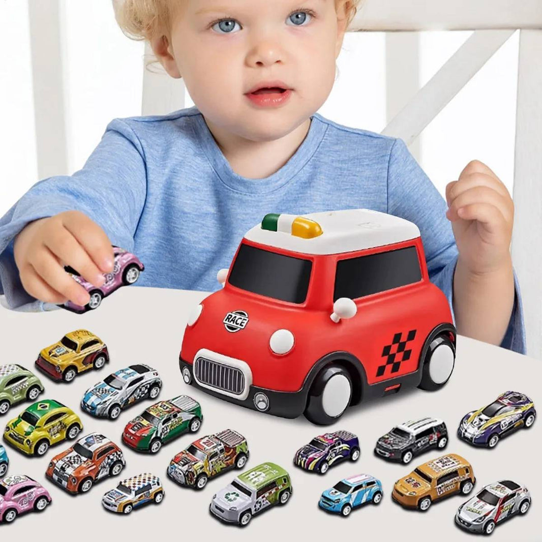 Carro Organizador Turbo Track – Brinquedo 2 em 1