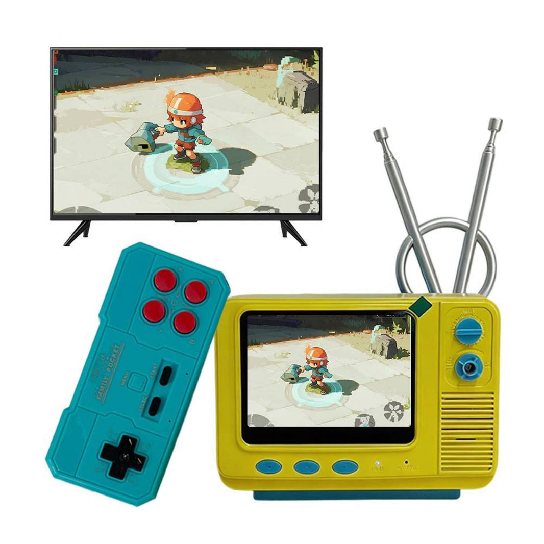 Mini Game Retrô Classic – 300 Jogos | 1 Controle + TV Mini