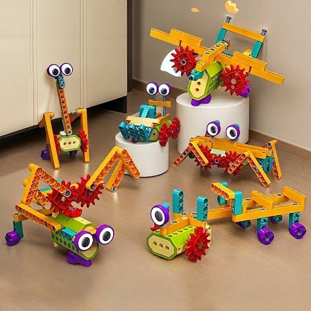 EngrenaBots: O Kit de Construção STEAM Motorizado!