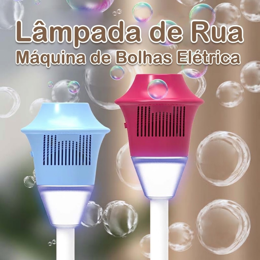 Poste Mágico de Bolhas
