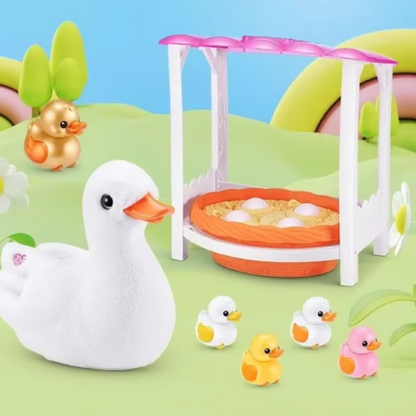 Pelúcia Mamãe Pata e Patinhos