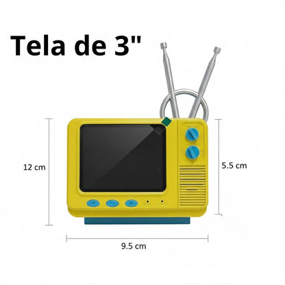 Mini Game Retrô Classic – 300 Jogos | 1 Controle + TV Mini