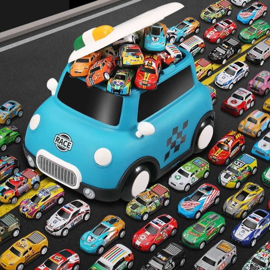 Carro Organizador Turbo Track – Brinquedo 2 em 1