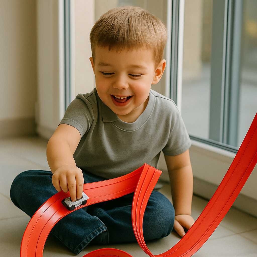 Pista de Corrida Loop Racer 4,96 Mts  + 4 Carrinhos em Metal