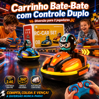 Carrinho Bate-Bate de Controle Remoto: A Batalha Vai Começar!