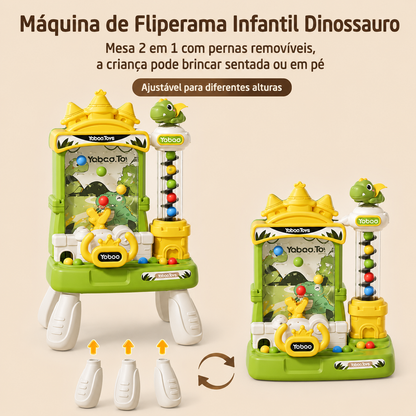 Máquina de Fliperama Infantil Dinossauro
