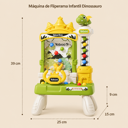 Máquina de Fliperama Infantil Dinossauro