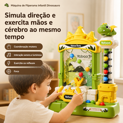Máquina de Fliperama Infantil Dinossauro
