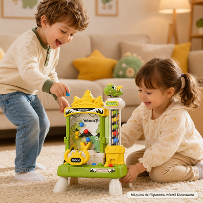 Máquina de Fliperama Infantil Dinossauro