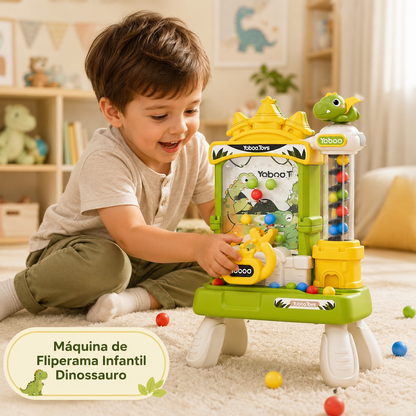 Máquina de Fliperama Infantil Dinossauro