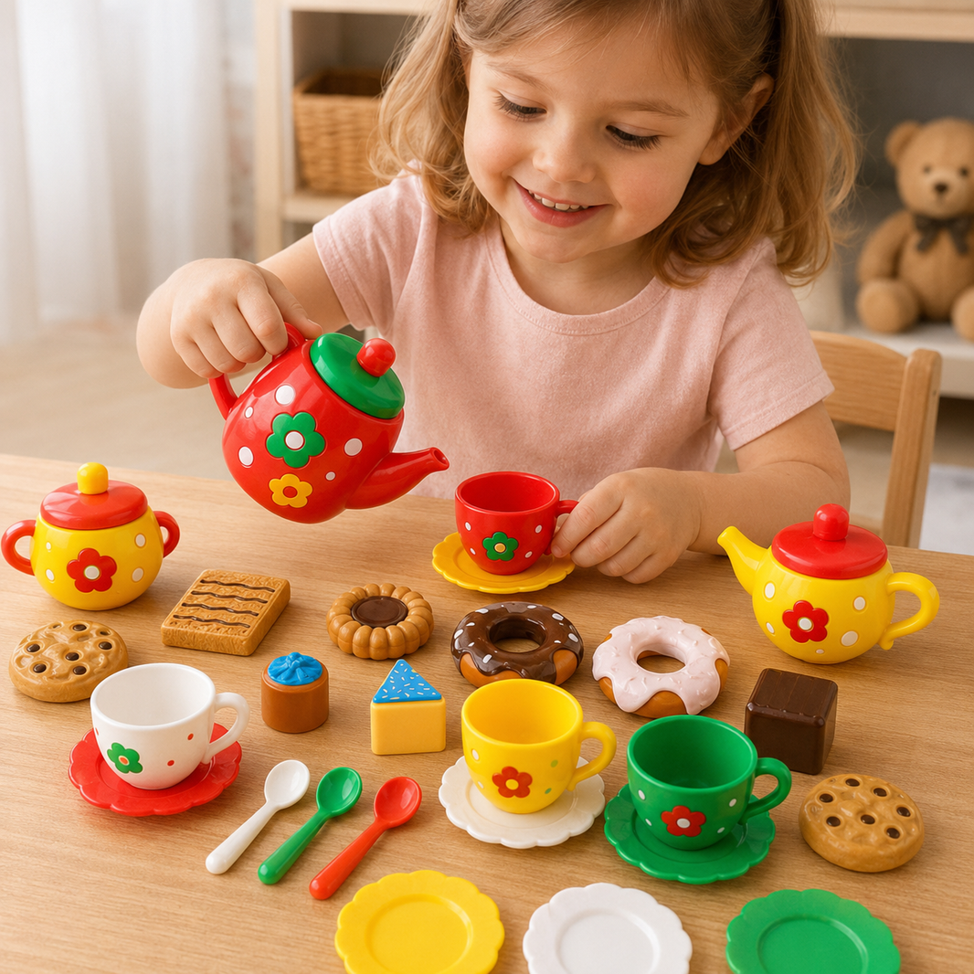 Kit Chá da Tarde Infantil: A Festa do Chá Vai Começar!