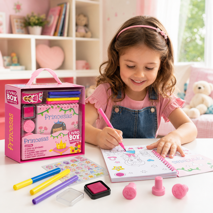 Livro Box Divertido: A Maleta de Atividades que Ensina Brincando!