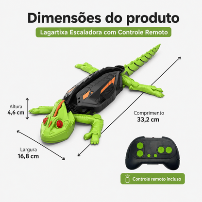 Lagartixa Escaladora com Controle Remoto