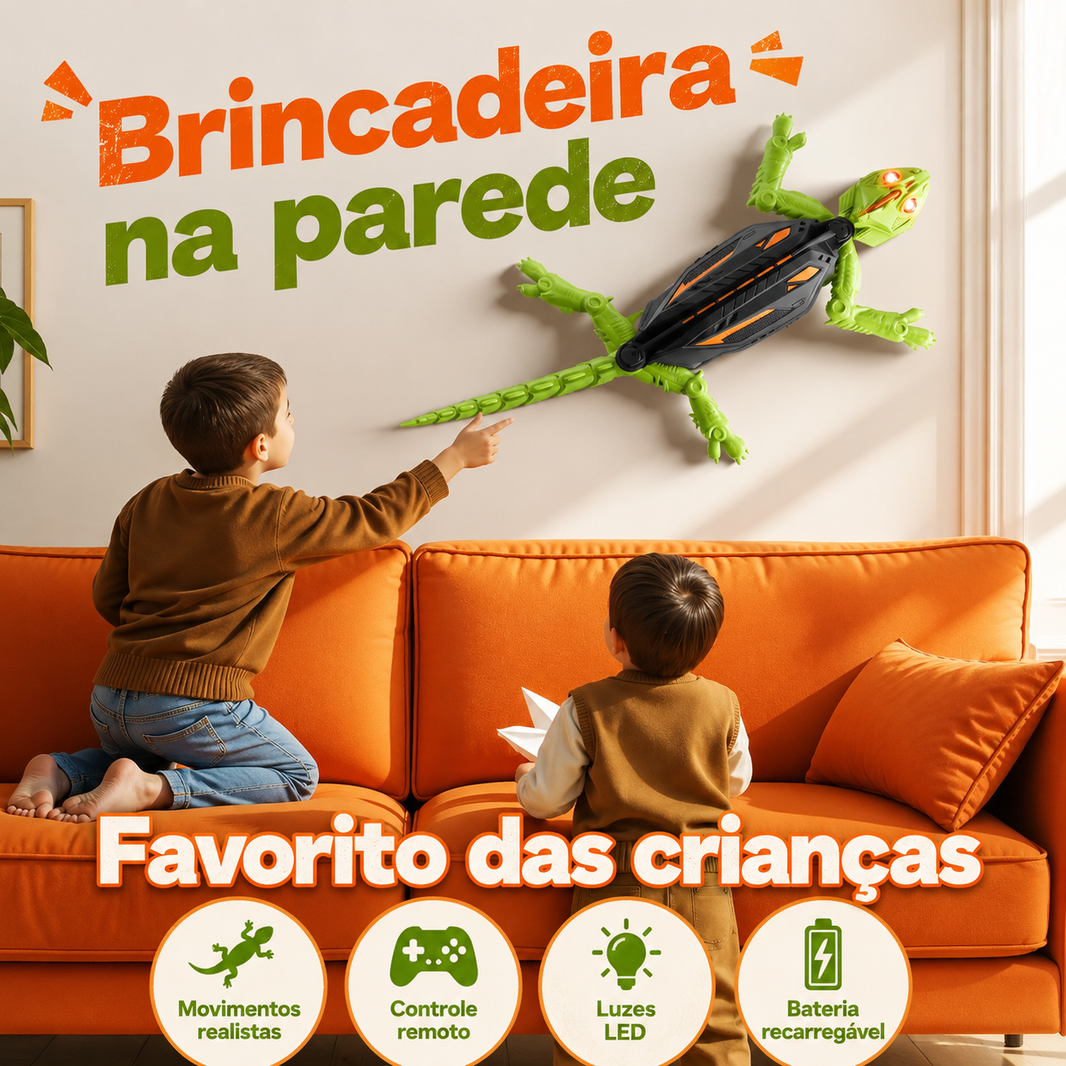 Lagartixa Escaladora com Controle Remoto