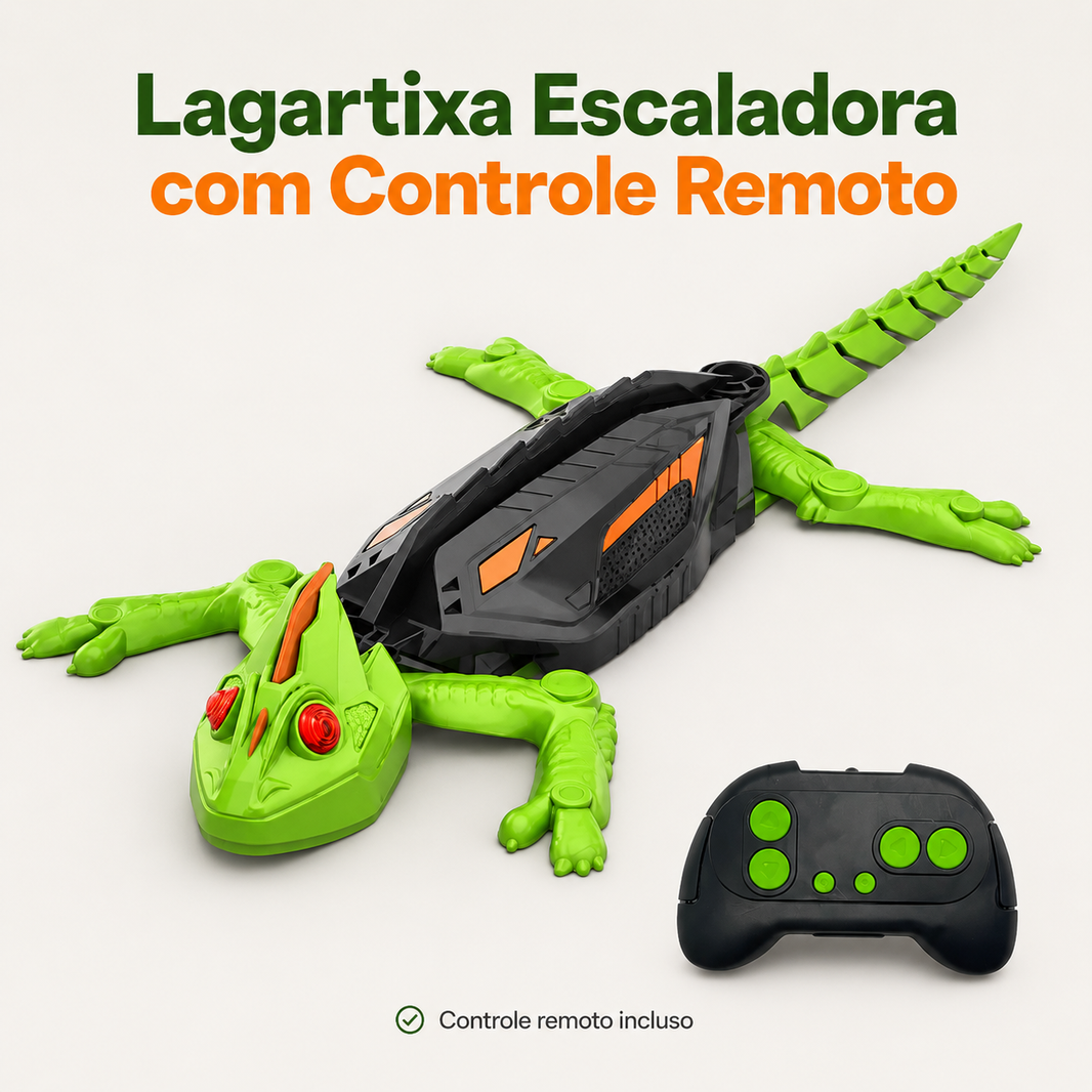 Lagartixa Escaladora com Controle Remoto