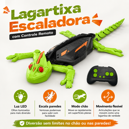 Lagartixa Escaladora com Controle Remoto