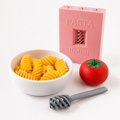 Kit Montessori 3D: Macarrão + Torta Articulada