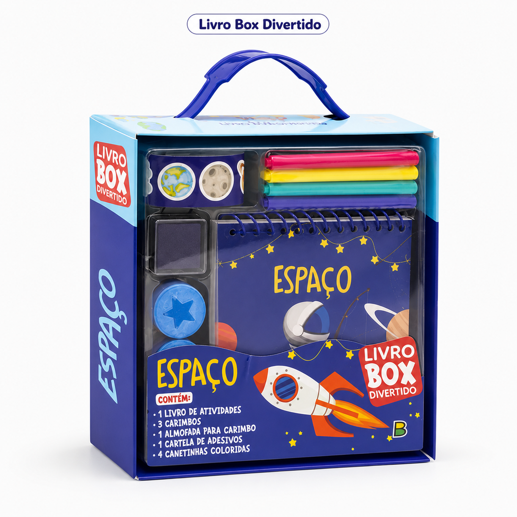 Livro Box Divertido: A Maleta de Atividades que Ensina Brincando!