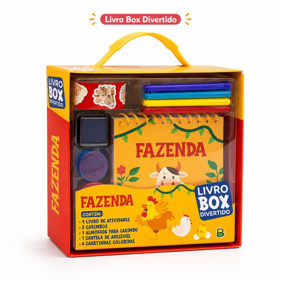 Livro Box Divertido: A Maleta de Atividades que Ensina Brincando!