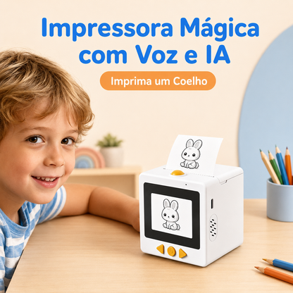 Impressora Térmica Mágica Infantil por Voz
