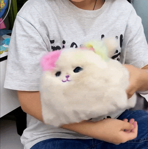 Pelúcia Interativa Realista Cat & Dog Universo Dos Brinquedos
