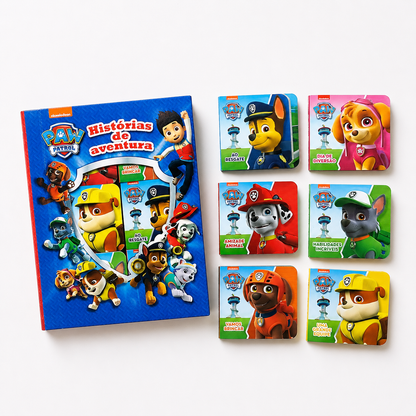 Livro Box com 6 Minilivros Patrulha Canina