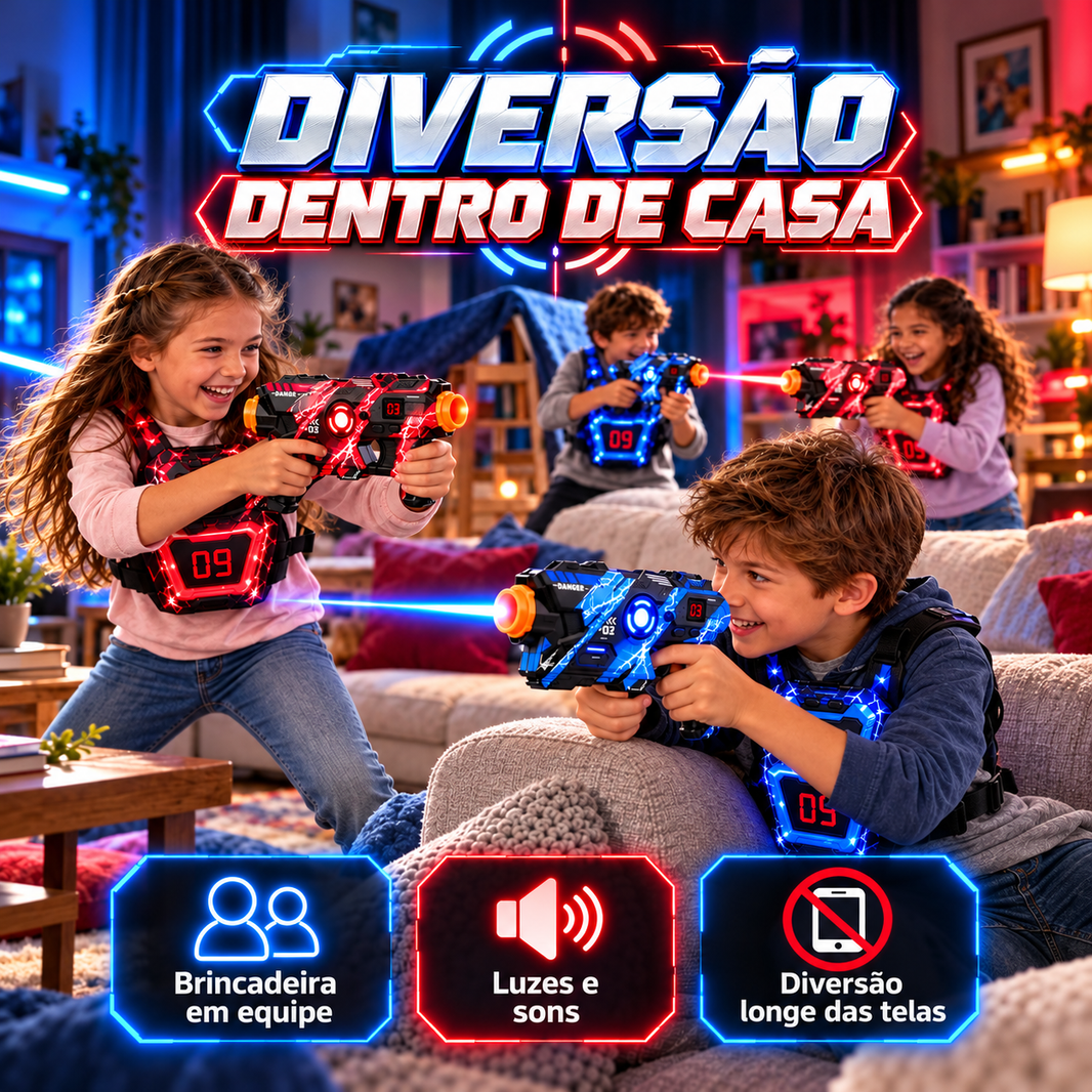 Kit Arena Laser Tag 2 Jogadores