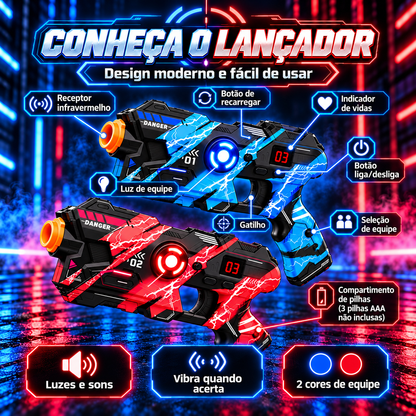 Kit Arena Laser Tag 2 Jogadores