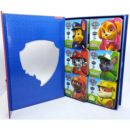 Livro Box com 6 Minilivros Patrulha Canina