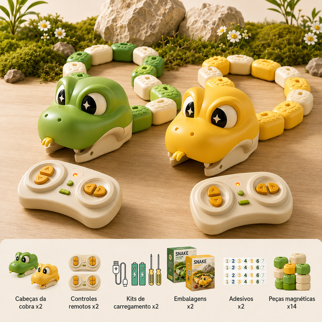 Jogo da Cobrinha 3D com Controle Remoto