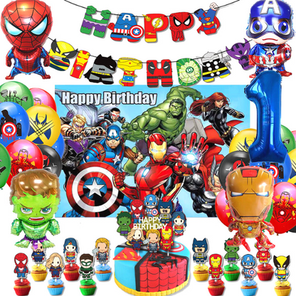 Kit Decoração de Aniversário Vingadores