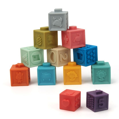 Blocos De Construção 3D Macios Para Bebês Montessori (Conjunto)